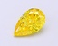 1.01 Ct. Fancy Vivid  Yellow Pear Lab Grown Diamond