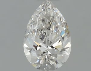 Pear diamond — real photo