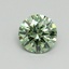 0.52 Ct. Fancy Vivid Pacific Green Round Lab Grown Diamond