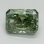 3.14 Ct. Fancy Vivid Pacific Green Radiant Lab Grown Diamond