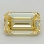 1.06 Ct. Fancy Intense  Yellow Emerald Lab Grown Diamond