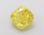 1.34 Ct. Fancy Vivid  Yellow Cushion Lab Grown Diamond