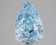 3.08 Ct. Fancy Vivid Blue Pear Lab Grown Diamond
