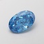 2.10 Ct. Fancy Vivid Blue Oval Lab Grown Diamond