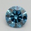 1.50 Ct. Fancy Vivid Blue Round Lab Grown Diamond