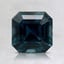 6.5mm Blue Asscher Sapphire