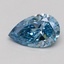 1.50 Ct. Fancy Vivid Blue Pear Lab Grown Diamond