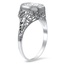 The Bette Ring, smalltop view on a hand