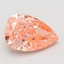 8.03 Ct. Fancy Vivid Pink Pear Lab Grown Diamond