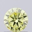 0.68 Ct. Fancy Yellow Round Lab Grown Diamond