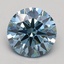 1.57 Ct. Fancy Intense Blue Round Lab Grown Diamond