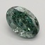 1.36 Ct. Fancy Intense Green Oval Lab Grown Diamond