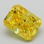 2.74 Ct. Fancy Vivid Yellow Radiant Lab Grown Diamond