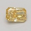 0.81 Ct. Fancy Intense Yellow Radiant Lab Grown Diamond