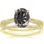 18K Yellow Gold Elsie Ring with Whisper Diamond Ring (1/10 ct. tw.)