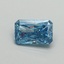 0.58 Ct. Fancy Vivid Malibu Blue Radiant Lab Grown Diamond
