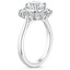 Platinum Ballerina Diamond Ring, smallside view