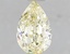 1.00 Ct. Fancy Yellow Pear Lab Grown Diamond