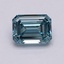 3.01 Ct. Fancy Intense Blue Emerald Lab Grown Diamond