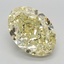 5.27 Ct. Fancy Intense  Yellow Oval Lab Grown Diamond
