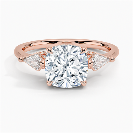 14K Rose Gold Luxe Cometa Hidden Accent Diamond Ring