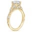 18K Yellow Gold Begonia Vine Diamond Ring (1/2 ct. tw.), smallside view