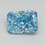 2.00 Ct. Fancy Vivid Blue Radiant Lab Grown Diamond