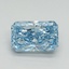 2.00 Ct. Fancy Vivid Blue Radiant Lab Grown Diamond