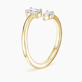 Léa Lab Diamond Toi et Moi Ring