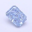 1.55 Ct. Fancy Vivid  Blue Radiant Lab Grown Diamond
