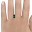 2.0 Ct. Fancy Vivid Pacific Green Oval Lab Grown Diamond, smalladditional view 1