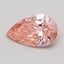 0.50 Ct. Fancy Vivid Pink Pear Lab Grown Diamond