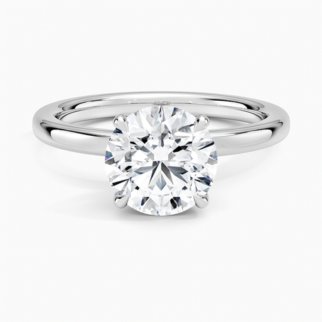 Platinum 2mm Petite Elodie Perfect Fit Solitaire Ring