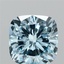 2.70 Ct. Fancy Vivid  Blue Cushion Lab Grown Diamond