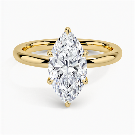 Fairmined 2mm Six-Prong Solitaire Comfort Fit Ring