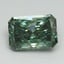 2.03 Ct. Fancy Vivid Pacific Green Radiant Lab Grown Diamond