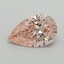 1.30 Ct. Fancy Intense Pink Pear Lab Grown Diamond