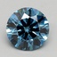 1.01 Ct. Fancy Vivid Blue Round Lab Grown Diamond