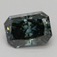 1.09 Ct. Fancy Deep Grey Green Radiant Lab Grown Diamond