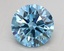 2.95 Ct. Fancy Vivid Blue Round Lab Grown Diamond