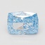 1.52 Ct. Fancy Vivid Blue Cushion Lab Grown Diamond