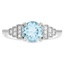 Modern Reproduction Aquamarine Vintage Ring