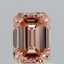 1.50 Ct. Fancy Intense Orange Yellow Emerald Lab Grown Diamond