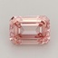 2.58 Ct. Fancy Intense Pink Emerald Lab Grown Diamond