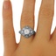 The Selyse Ring, smalltop view on a hand