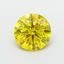 2.42 Ct. Fancy Vivid  Yellow Round Lab Grown Diamond