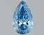 1.11 Ct. Fancy Vivid Blue Pear Lab Grown Diamond