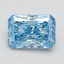 1.72 Ct. Fancy Vivid Blue Radiant Lab Grown Diamond