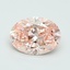 3.00 Ct. Fancy Vivid Pink Oval Lab Grown Diamond