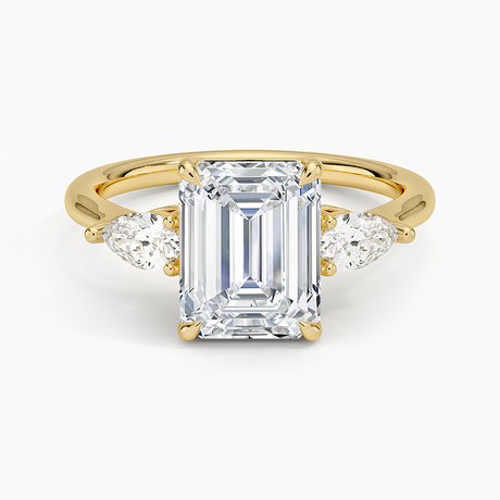 Opera Diamond Three Stone Engagement Ring